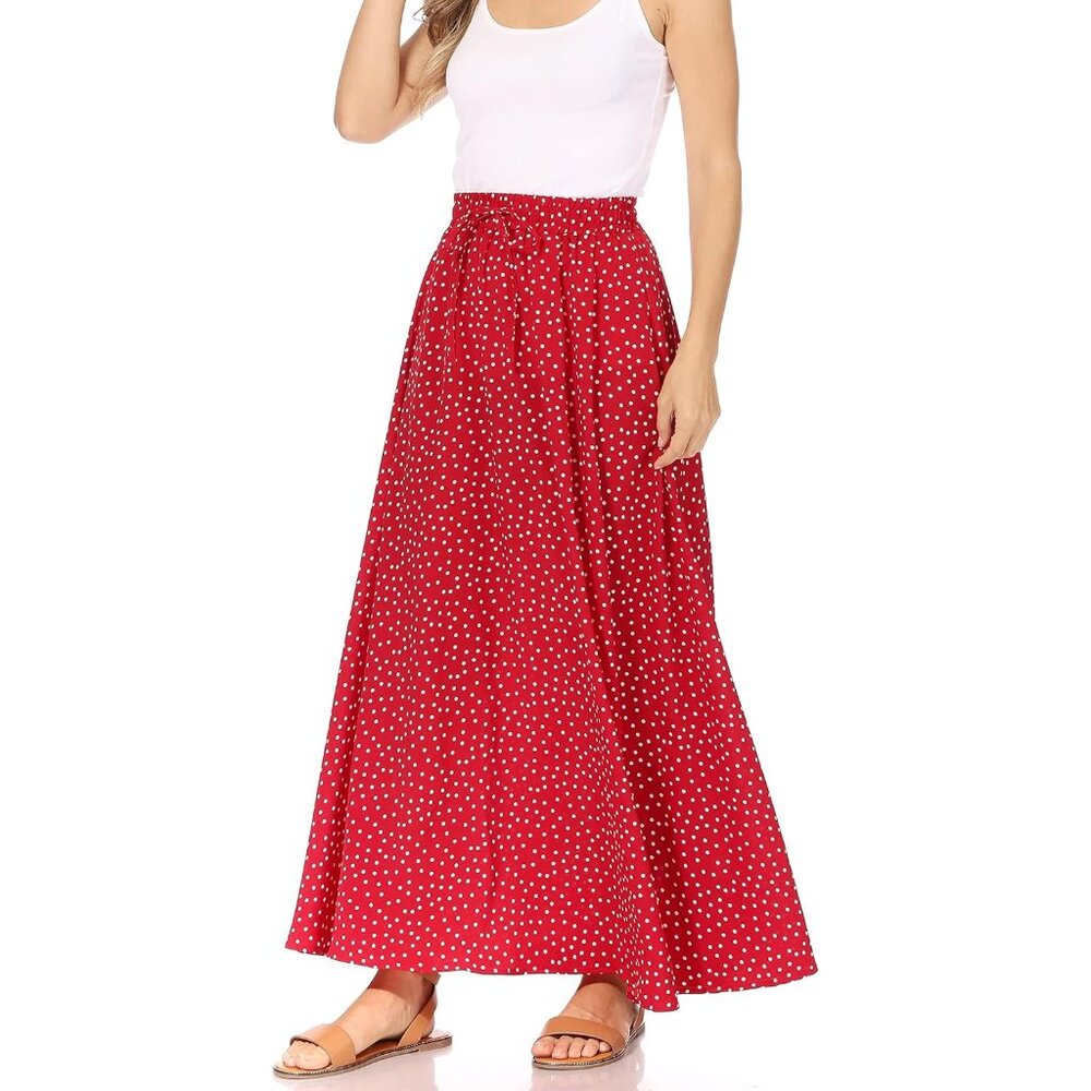 Maxi Skirts for Women Reg & Plus Size Women's Long Skirts, Flowy Summer Skirt